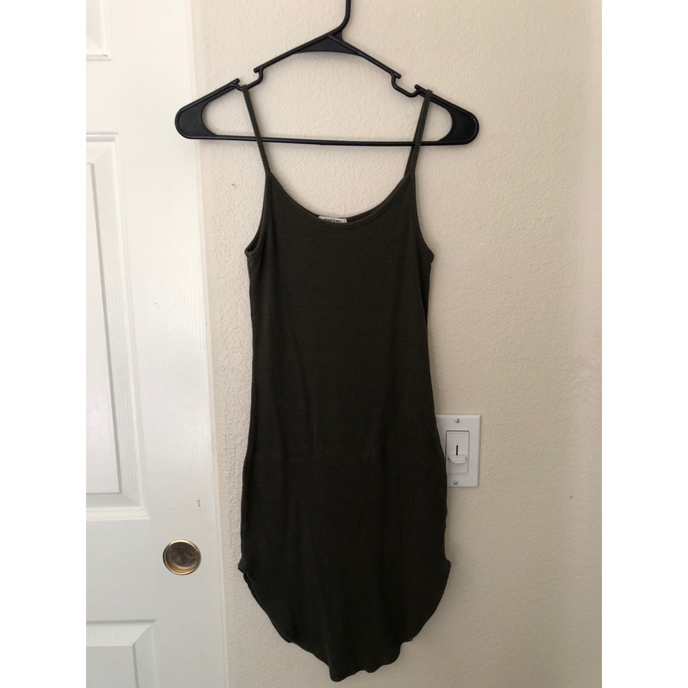 Olive green dress